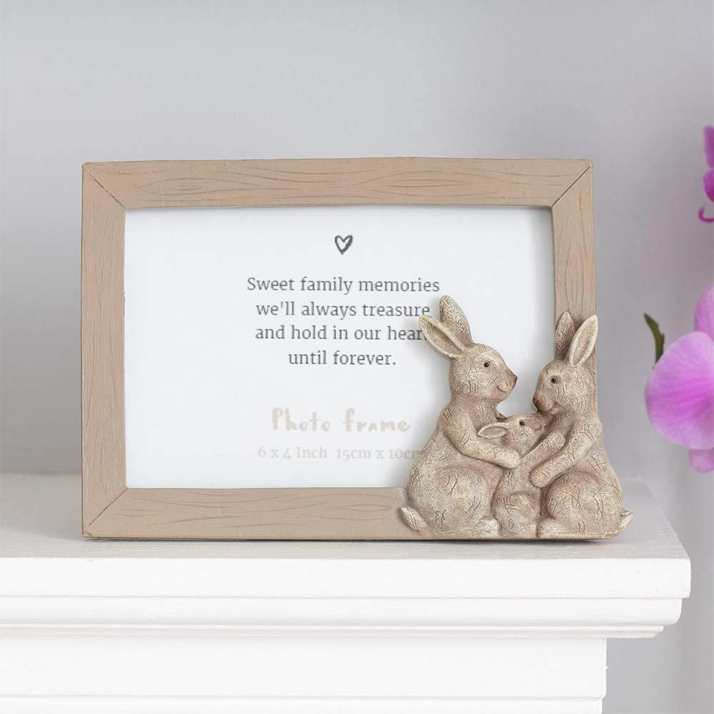 Family bunny photo frame-0