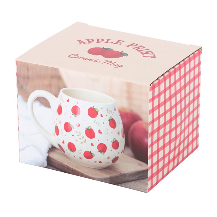 Apple Print Rounded Mug-3