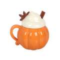 Pumpkin Cream Lidded Mug-0
