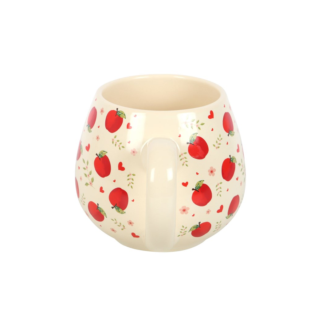 Apple Print Rounded Mug-1
