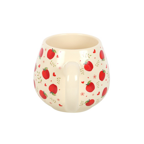 Apple Print Rounded Mug-1